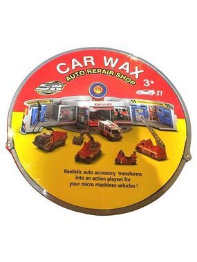 Max Car Wax Auto Repair Shop Playset Fire Vehicle Secret Accessories Toy Gift